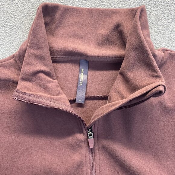 Mondetta Ladies' Cozy Full Zip Jacket Size XL Soft berry flint - Picture 10 of 13